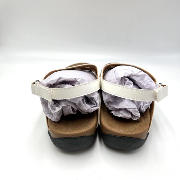 8W 8 WIDE WIDTH Rockport Womens Ridge Sling White Summer Sandals Shoes - Picture 7 of 12